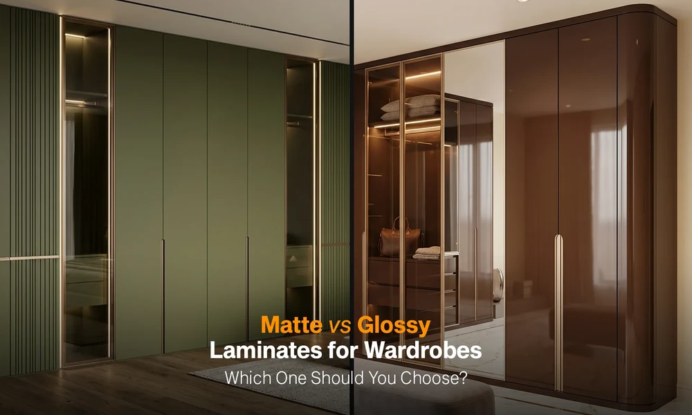 Matte vs Glossy Acrylic Sheets for Wardrobe Shutters: A Side-by-Side Comparison